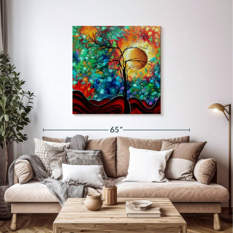 Harnek Bursting Forth, 39" H x 39" W
