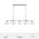 Hunter Saddle Creek 7 Light Linear Chandelier Ceiling Light Fixture