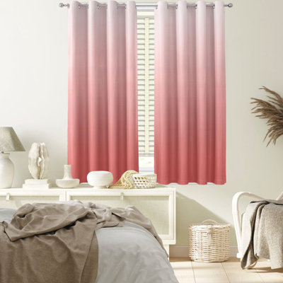Ombre Room Darkening Curtains, 2 Panels Set