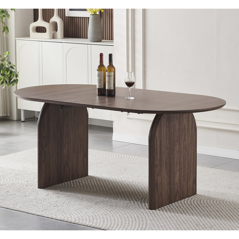 Oval Wood Dining Table