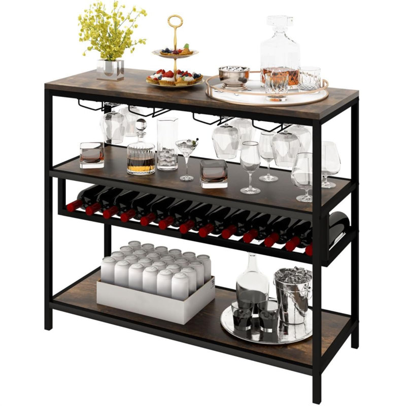 Arene Wine Bottle & Glass Rack