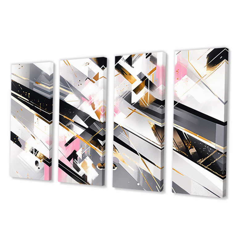 Impression sur toile tendue, 4 pièces