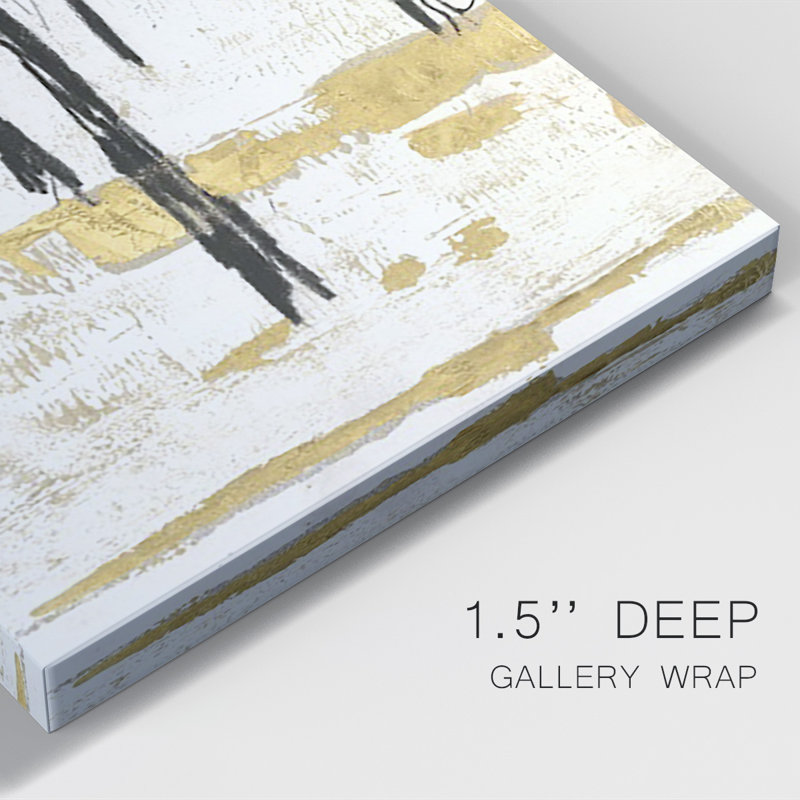 «Gilded Winter II», reproduction sur toile tendue, H 18 po x l 12 po x P 1,5 po
