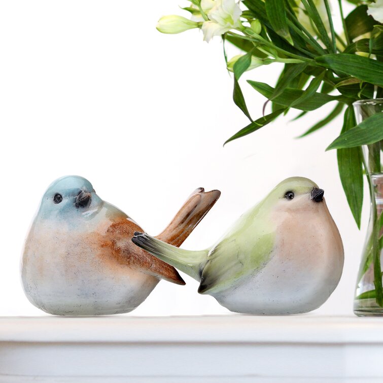 Alfaro Resin Plump Bird Figurine