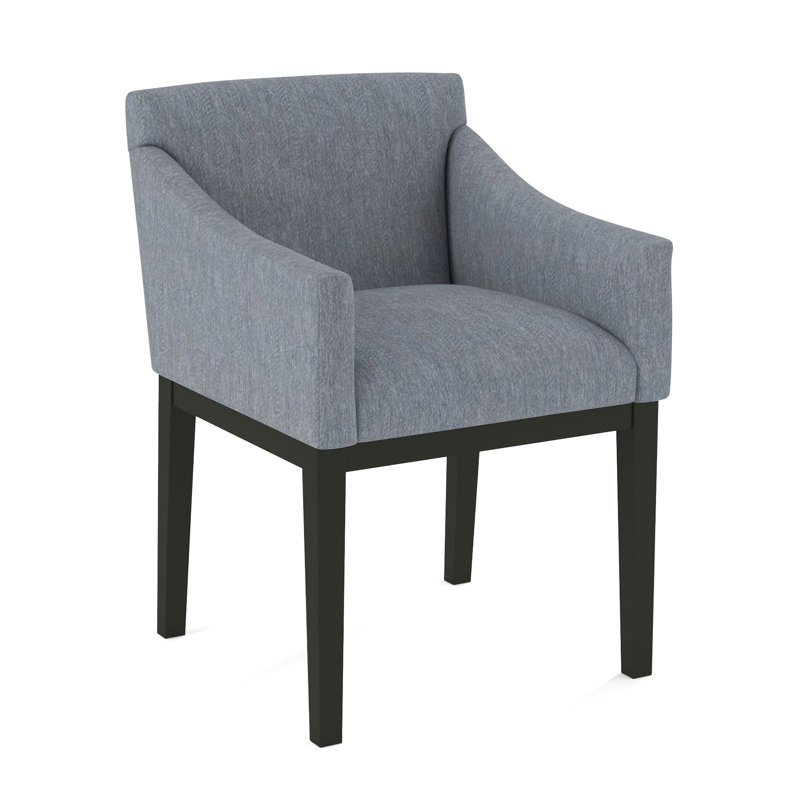 Upholstered Arm Chair, 61391-88, Black