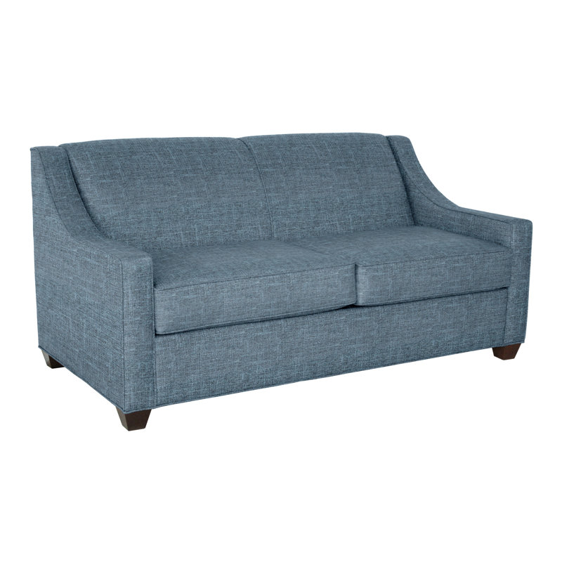 Phillips 68" Square Arm Loveseat with Reversible Cushions, Cafelle, Archetype Anchor