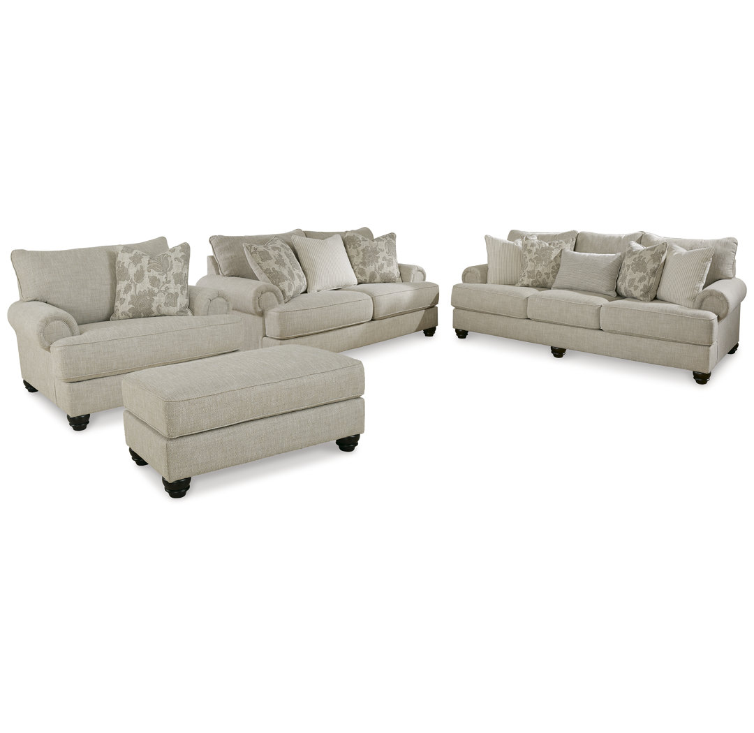 Asanti 4 - Piece Living Room Set Ebern Designs