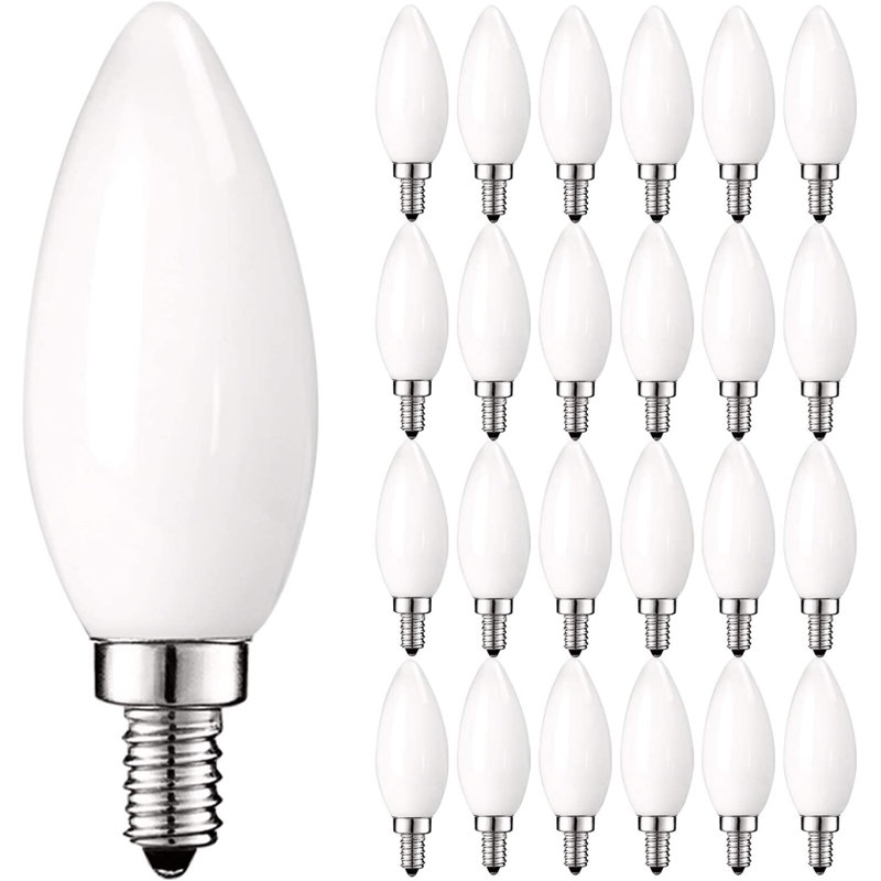 4 W (équivalent à 40 W), ampoule DEL B11, à intensité variable, blanc chaud (2 700 K) / culot candélabre