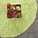 Assar Solid Color Handmade Tufted Polyester Area Rug in Lime