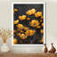 Reproduction d'art jaune jaune noir Golden Hour Glow Buttercups I - Bouton d'or-537362728-537362734