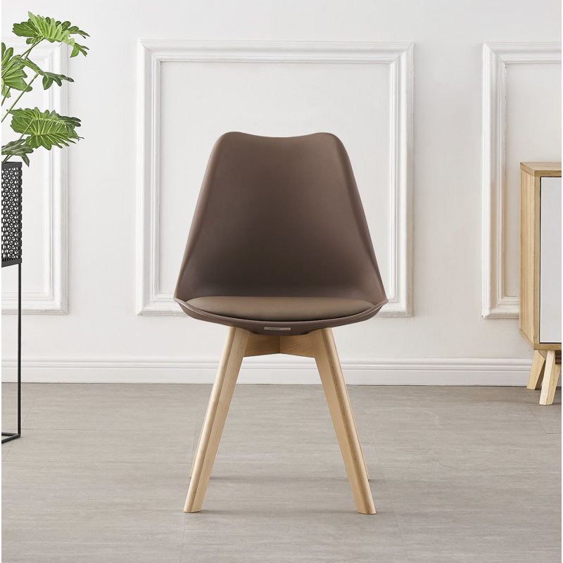 Thomasin Upholstered Dining Chair, Brown
