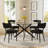 47 Inch Round Glass Dining Table Sets-1746705867-1746705909-1746705908