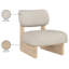 Fauteuil d'appoint en cuir Vetra Lystra-121555199-121555203