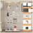 Modern Tempered glass display cabinet with a variety of colors of pat lights-1445120984