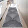Jiaqi Washable Abstract Indoor Rug