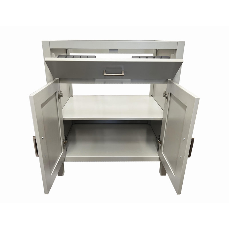 NEWPORT 36'' Single Bathroom Vanity Base Only, Gray