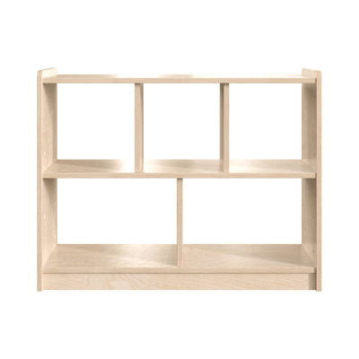 Bright Beginnings Wooden Commercial Grade 5 Section Classroom Storage Cabinet