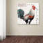 « à la ferme coq iii », impression sur toile-25776019-25776111-25776116