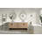 Wellsville 72'' Double Bathroom Vanity with White Quartz Top