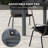 Derizzo Extendable Metal Dining Table-82763057