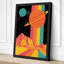 Cosmic Mountains Retro - Wrapped Canvas-205637137-205637151
