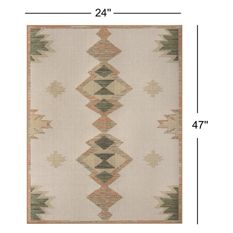 Loma Moroccan Stain-Resistant Area Rug , Runner 2' x 3'11"