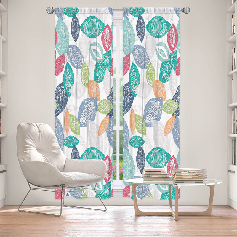 Paire de rideaux obscurcissant en polyester Eduarte, L 20 po x L 82 po
