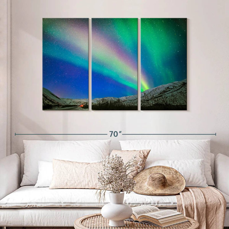 Syd Dalton Highway Aurora, 32" H x 50" W
