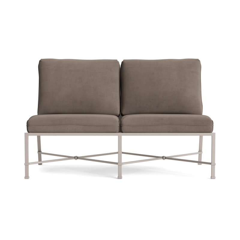 Venetian Outdoor 2 - Seat Loveseat, Dove, Fusion Neptune