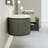 Haven 39 " W Wall Mounted 1 Single Vanity Bathroom Vanity With Solid Surface Top-98406937-98406936