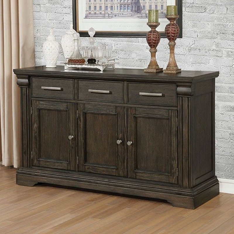 Buffet 3 tiroirs 60" large Faulk