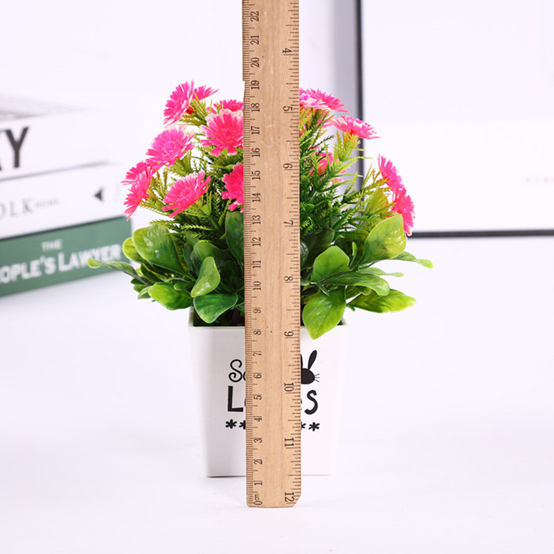 Arrangement floral de chrysanthèmes en pot, Rose