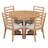 Dining Table Set With Extendable Tabletop-1045153360