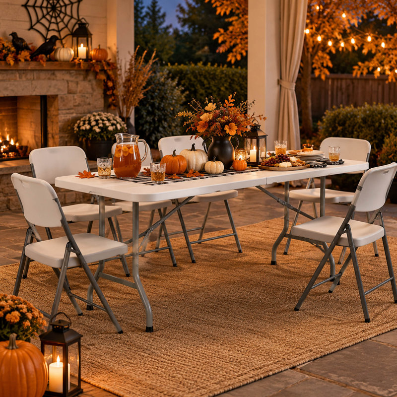71.1 in. L Folding Table Picnic Table