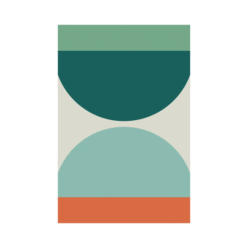 1 Piece Wall Art on Canvas, 101.6 cm H x 66.04 cm W x 1.91 cm D, Swamp Green/Olivine/Spring Leaves, Wrapped Canvas