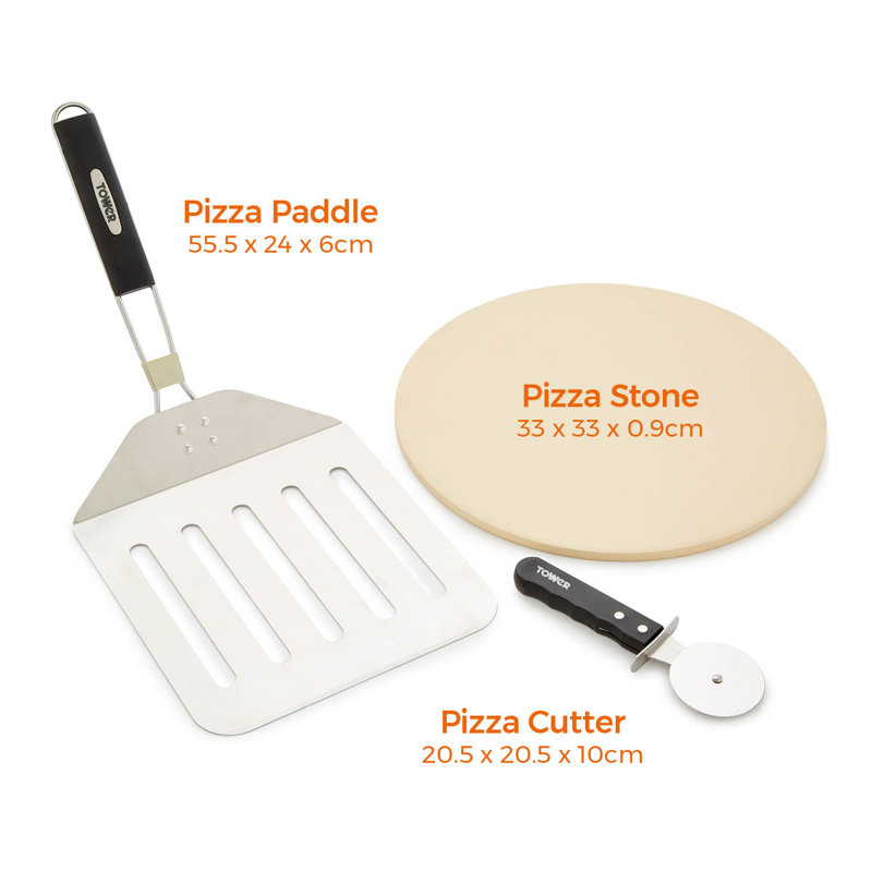 Tower 3 -Piece Stainless Steel Pizza Kit