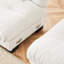Canapé-lit Cloud Couch pour le salon, canapé 2 places en chenille avec 2 coussins lombaires et 2 coussins décoratifs, canapé rembourré à accoudoirs larges avec 2 repose-pieds-839650658