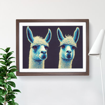 XH1022-9015X The Two Llamas Vol.1 - Single Picture Frame Print