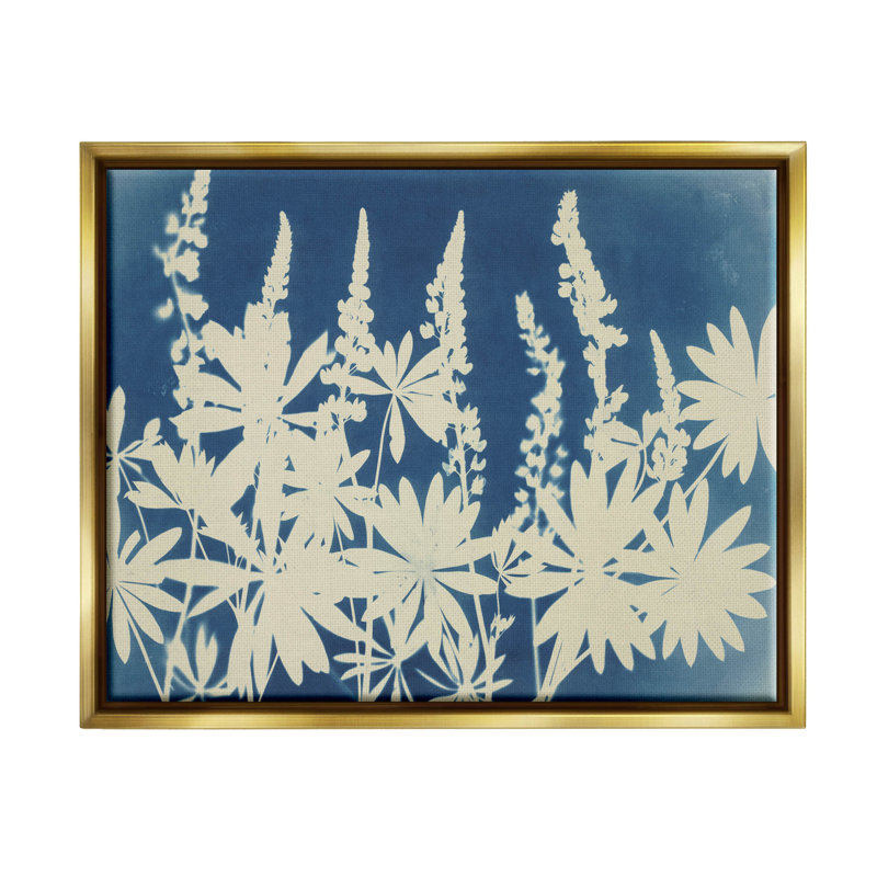 Arrangement giclée par Liz St. Andre, H 17 po x l 21 po x P 1,7 po, Cadre flottant métallique doré
