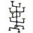 Eppinger Industrial Countertop 8-Hook Hat Coat Rack