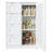 23.6''W 4-Drawer Chest with Sliding Barn Door,storage cabinet-1152507575