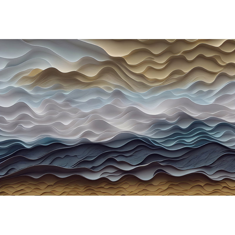 Modern Earth 151, 24" H x 36" W