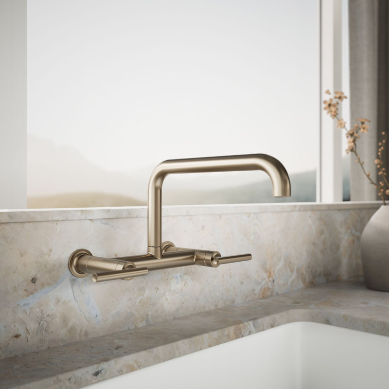 Purist® Bridge Faucet, Vibrant Brushed Bronze