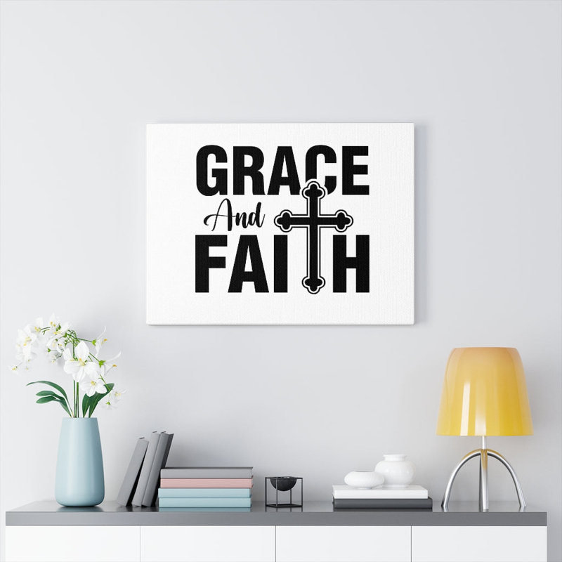 Grace And Faith - Wrapped Canvas Print, 46cm H x 61cm W