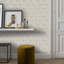 Papier peint blanc Prism Grid-910292038