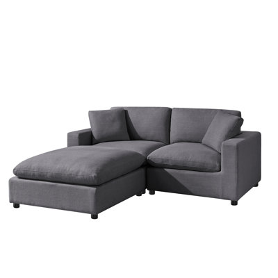 Cassandra Modular 3-Piece Chofa - Charcoal