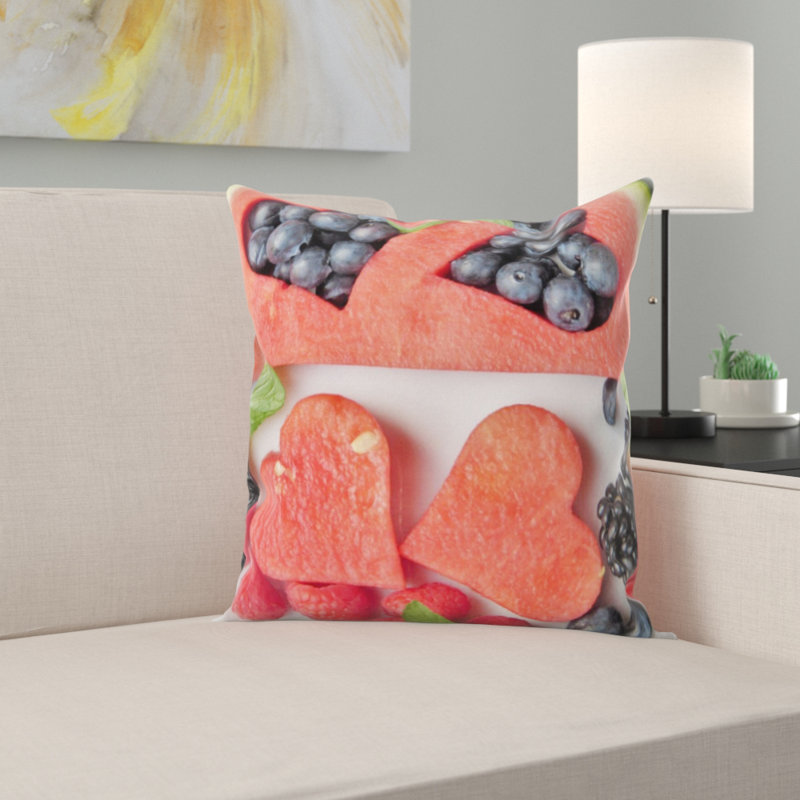 Coussin décoratif fruit