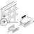 Window Grid Retainer Clips, Clear Plastic, 5/8 in.