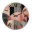 Horloge murale surdimensionnée rose-1016878361