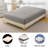 Waterproof And Thick Mattress Protective Pad - Breathable And Dustproof Fit Bed Sheet Design Skin Friendly Bed Cover Suitable For Home Dormitory And Hotel Use-870588227-842686715